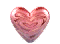 Gif animé coeur rose